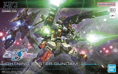 Bandai 5067171 #253 Lightning Buster Gundam ZGMF-103HD Z.A.F.T. Mobile Suit HG 1/144 Scale Model Kit