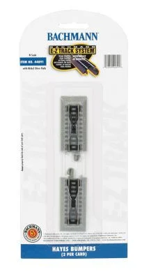 Bachmann 44891 N Nickel Silver EZ Hayes Bumper, 2 Pack