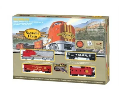 Bachmann 00647 HO Santa Fe Flyer Train Set