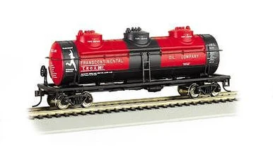 Bachmann 47115 O Triple Dome Tank Car Transcontinental Oil