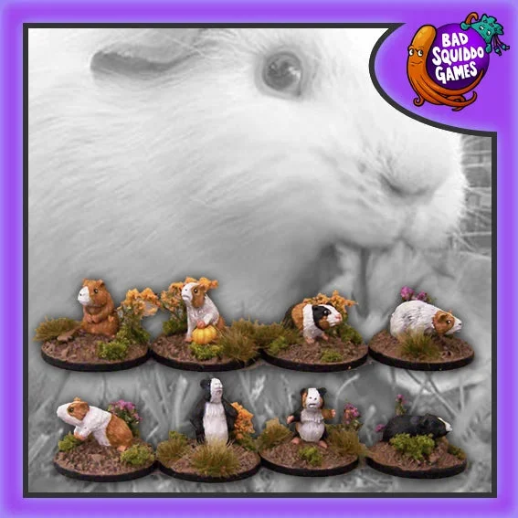 Bad Squiddo Games Guinea Pigs 28mm Figures