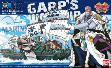 Bandai One Piece - Garp's Warship Sailing Ship Plastic Model Kit
