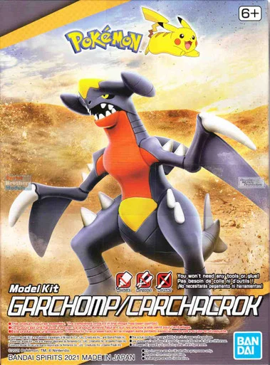 BAN2579576 Bandai Pokemon Garchomp / Carchacrok