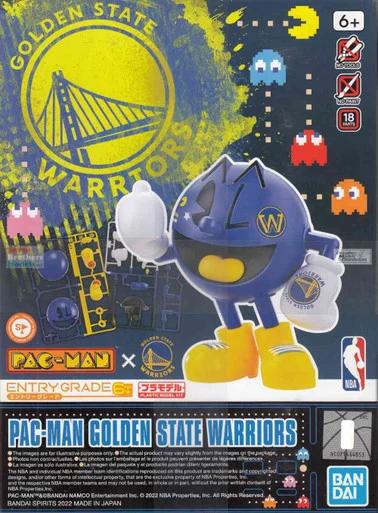BAN2593837 Bandai Pac-Man Golden State Warriors [Entry Grade]