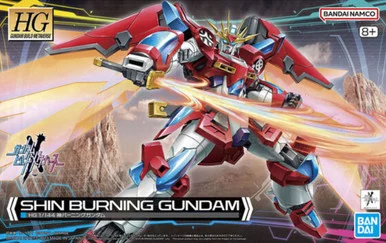 1/144 HG #4 Shin Burning Gundam "Gundam Build Metaverse" - Bandai - BAN