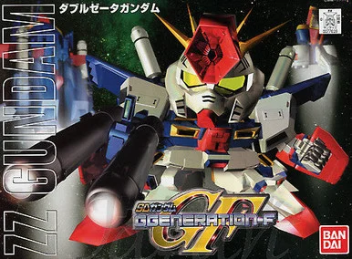 Bandai 5060682 SD BB212 ZZ Gundam Generation-F Model Kit