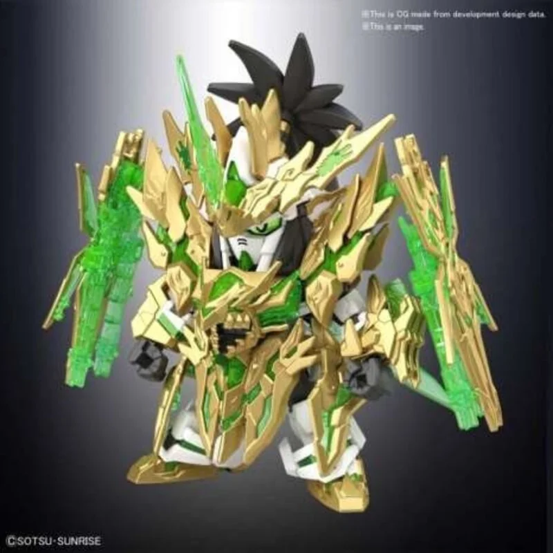 Gundam: SD Sangoku Soketsuden Long Xian Liu Bei Unicorn Gundam Model Kit Gunpla - Bandai