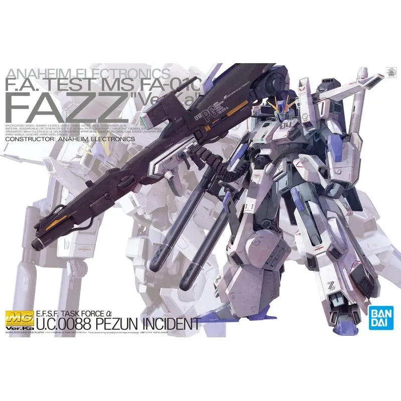 Gundam: Master Grade - FAZZ Ver.Ka 1:100 Model Kit Gunpla