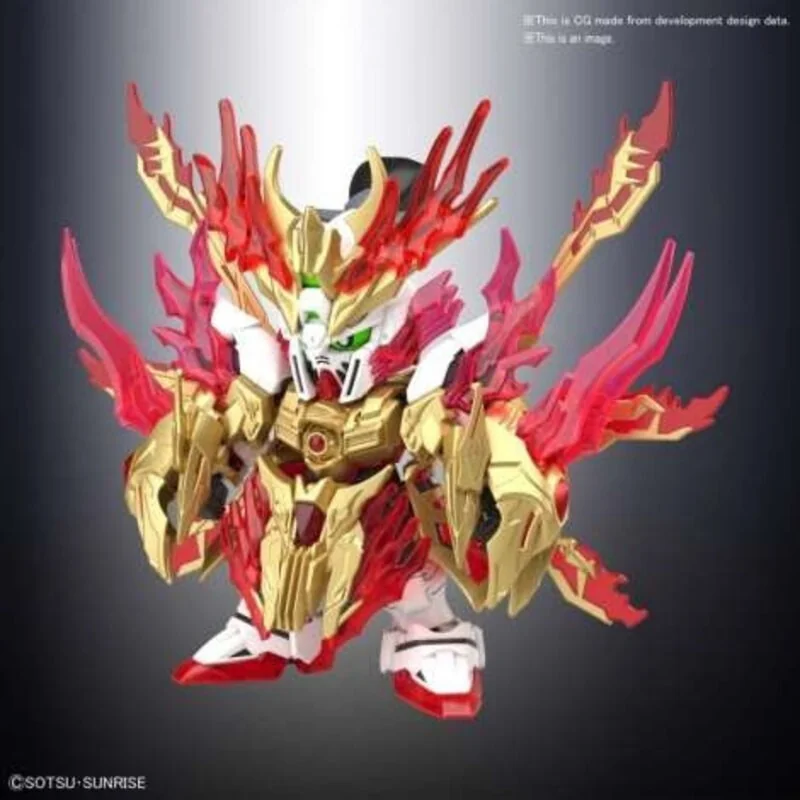 Gundam: SD Sangoku Soketsuden Yan Huang Zhang Fei God Gundam Model Kit Gunpla - Bandai