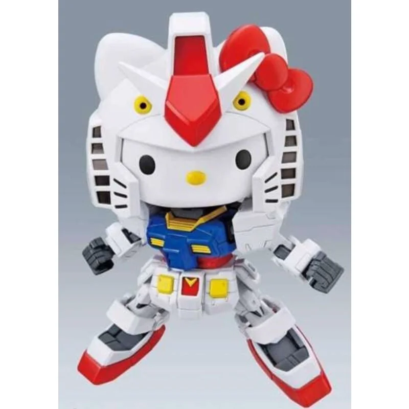 Gundam and Hello Kitty: RX-78-2 Gundam SD Ex-Standard Model Kit Gunpla