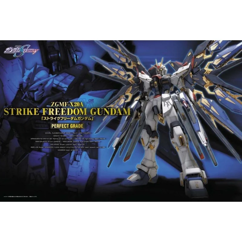 GUNDAM - Perfect Grade - Strike Freedom Gundam - 30 CM REPROD Gunpla