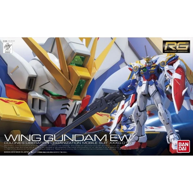 GUNDAM - RG 1/144 XXXG-01W Wing Gundam EW - Model Kit 13cm Gunpla