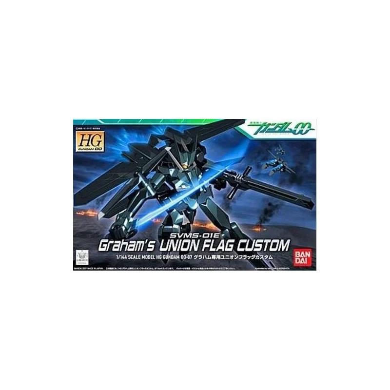 GUNDAM - HGUC 1/144 00 SVMS-01E Graham's Union Flag Custom - Model Kit Gunpla