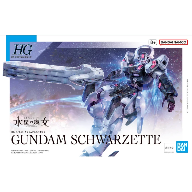 GUNDAM THE WITCH FROM MERCURY - HG 1/44 Gundam Schwarzette - Model Kit Gunpla