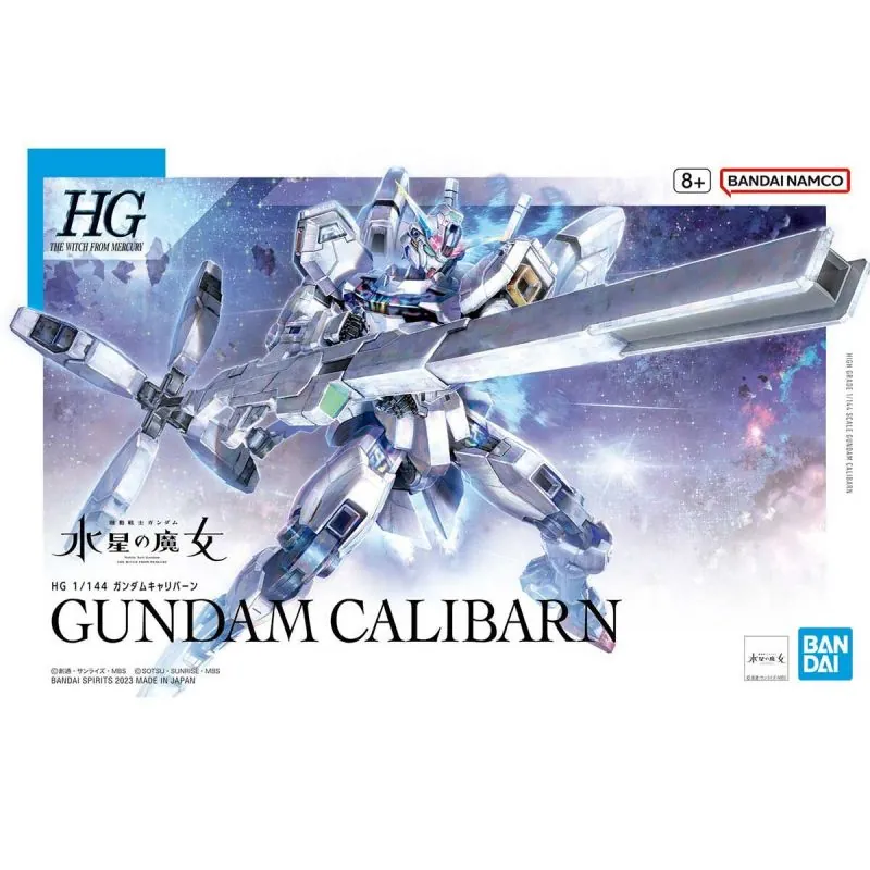 HG Gundam Calibarn 1/144 (Gundam: The Witch from Mercury) Gunpla - Bandai