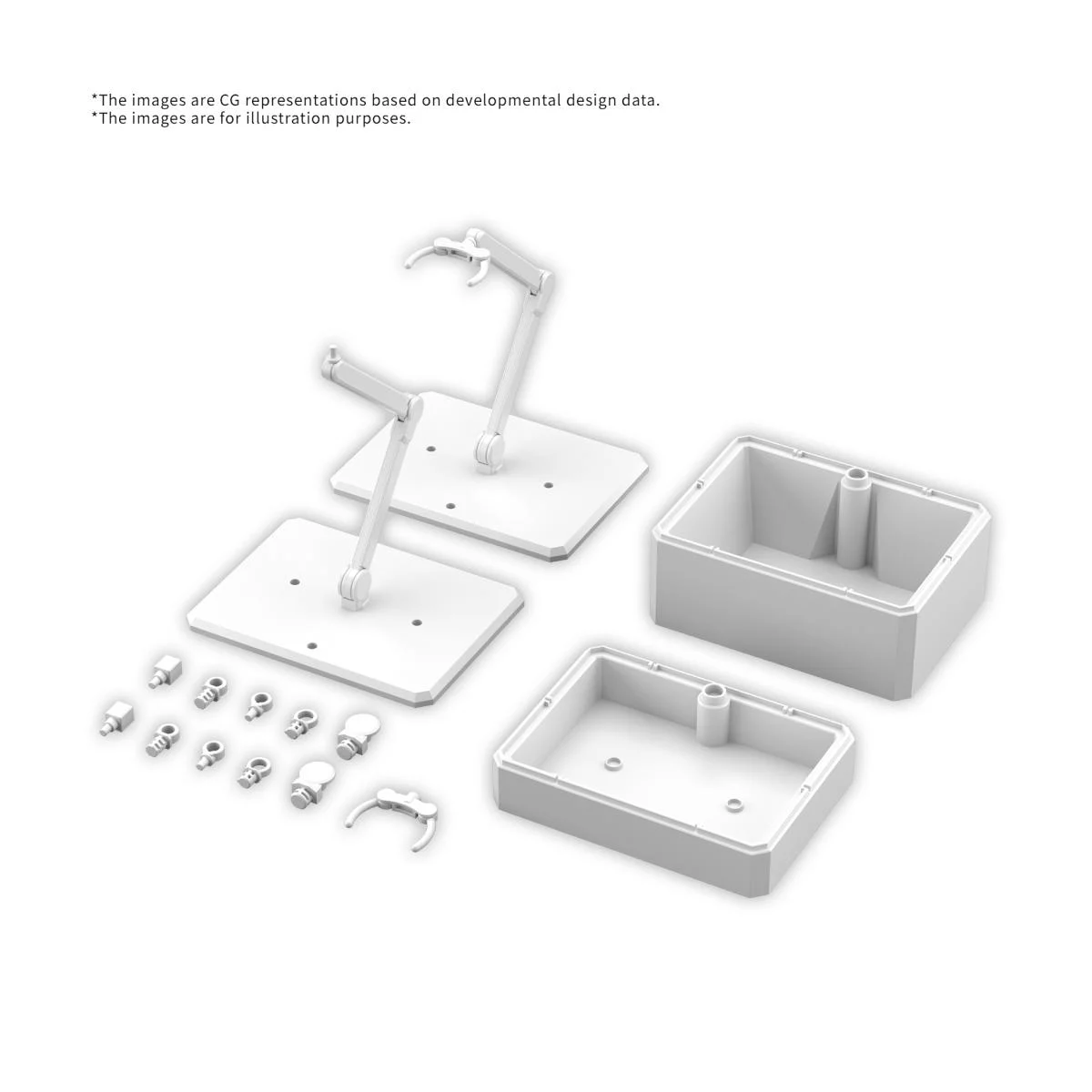 GUNDAM - Action Base 7 & Option Box (White) - Model Kit Gunpla