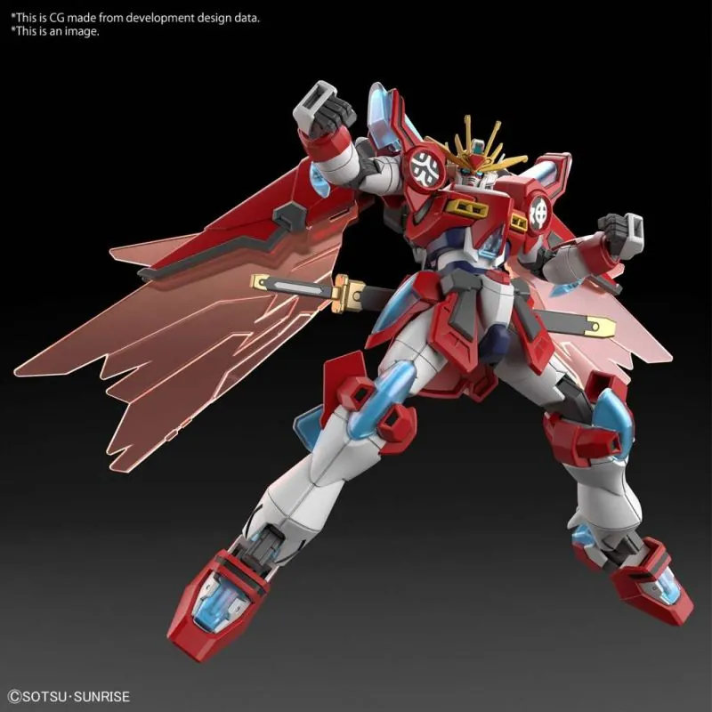 HG Gundam Shin Burning 1/144 Gunpla - Bandai