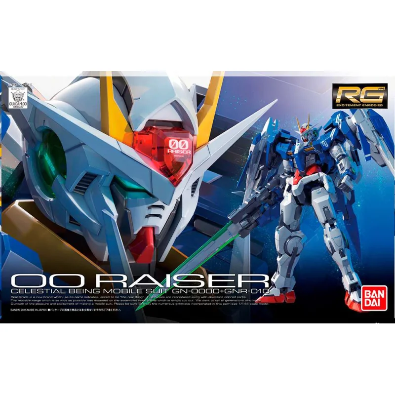 RG 1/144 GN-0000+GNR-010 OO RAISER 13cm Gunpla
