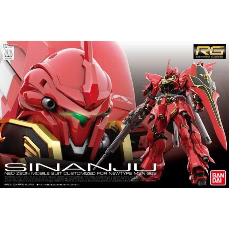 Rg 1/144 msn-06s sinanju Gunpla