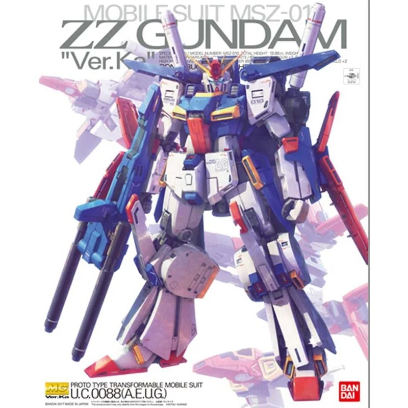MG 1/100 ZZ GUNDAM VER Ka Gunpla - Bandai