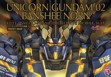 Bandai 5064232 Unicorn Gundam 02 Banshee Norm PG 1/60 Scale Model Kit