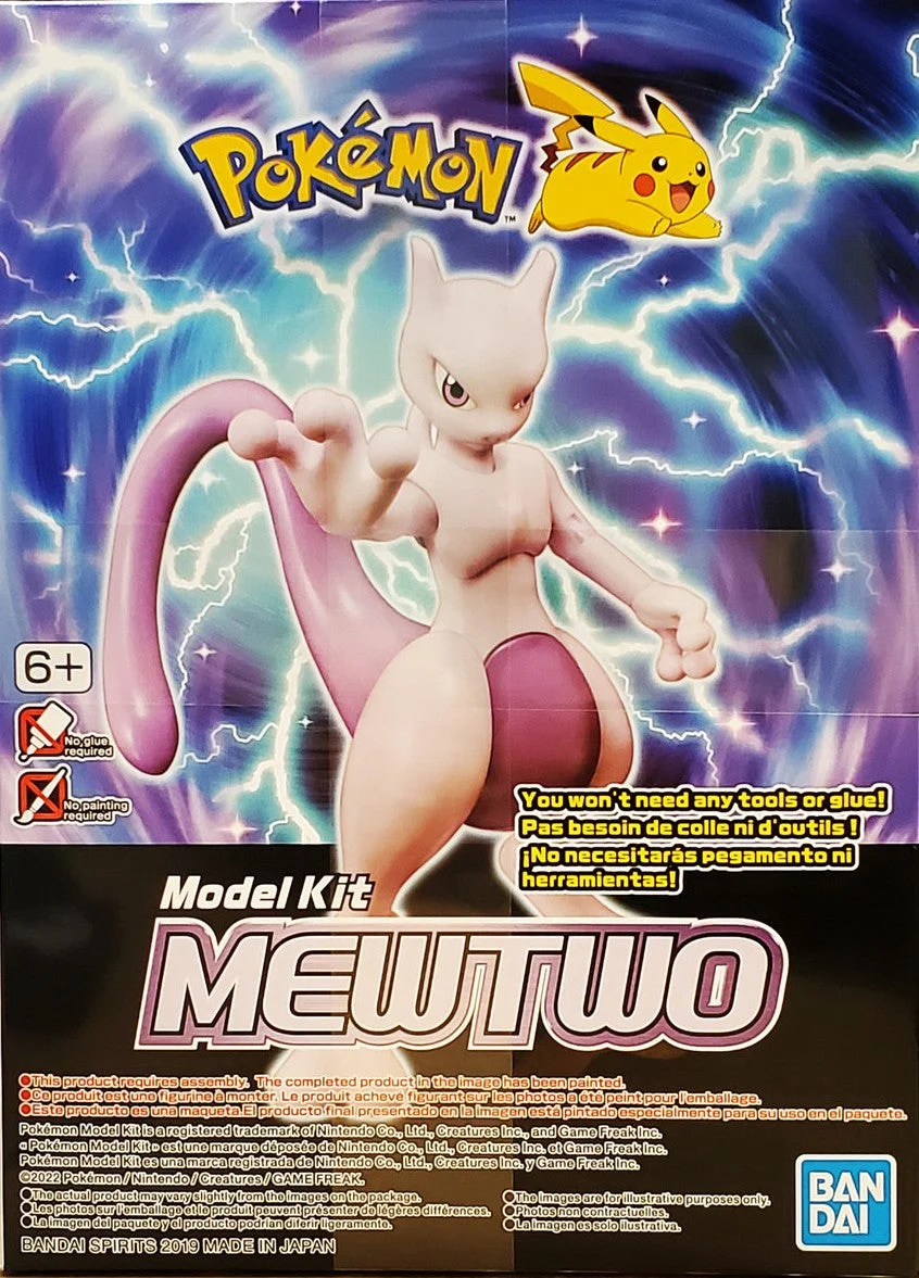 Bandai Spirits Pokemon Plamo #32 Mewtwo [Select Series]