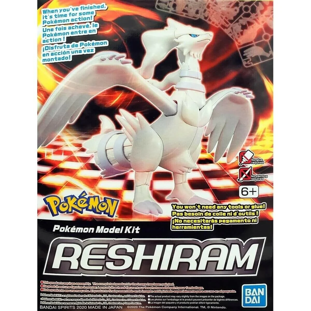 Bandai Spirits Pokemon Plamo #16 Reshiram