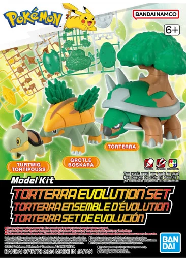 Bandai 2730257 Pokemon Torterra Evolution Set Model Kit