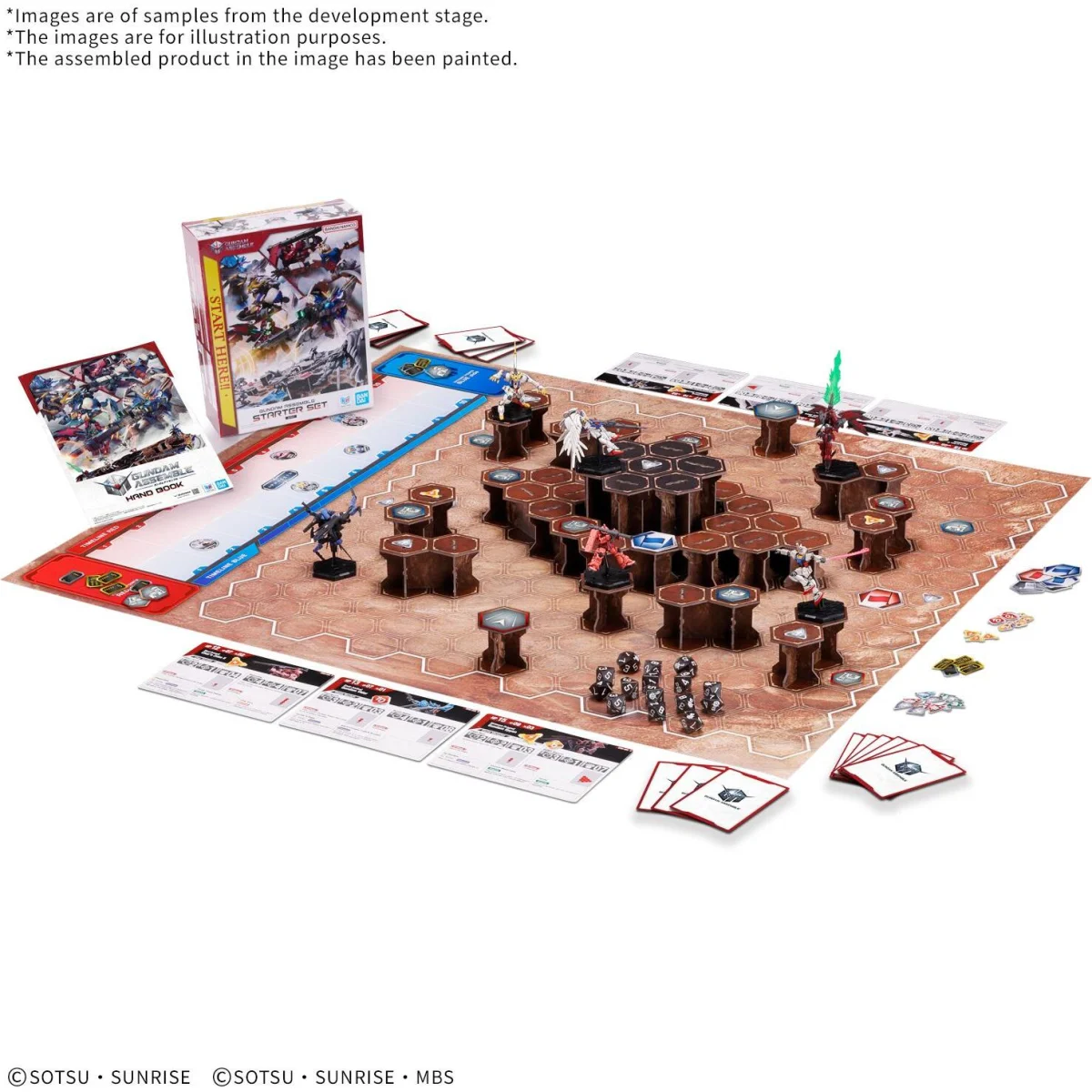 Gundam Assemble Starter Set 01 Board game - Bandai Tabletop