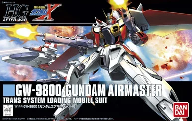 Bandai 5063523 #184 GW-9800 Gundam Airmaster Trans System Loading Mobile Suit HGUC 1/144 Scale Model Kit