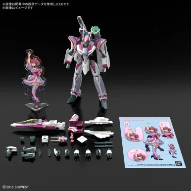 1/100 HG VF-31C Siegfried (Mirage Farina Jenius use) Deluxe Set "Macross Delta"