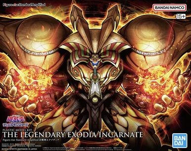 Bandai 5065437 Figure-Rise Standard Amplified The Legendary Exodia Incarnate Model Kit
