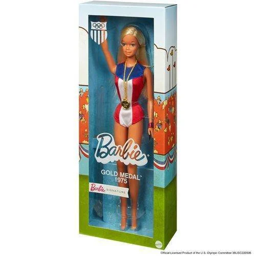 Barbie 1975 Gold Medal Reproduction Doll - Mattel