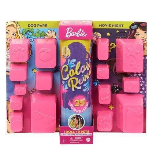 Barbie Ultimate Color Reveal Dog Park and Movie Night Doll - Mattel