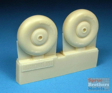 BARBR72247 1:72 BarracudaCast Beaufighter Late Wheels - No Tread