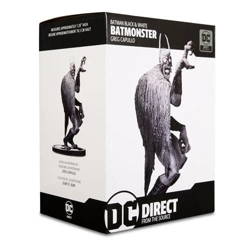Batman Black and White Batmonster by Greg Capullo Statue - DC Direct