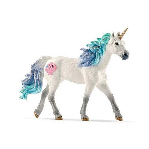 Bayala Sea Unicorn Stallion Collectible Figure - Schleich