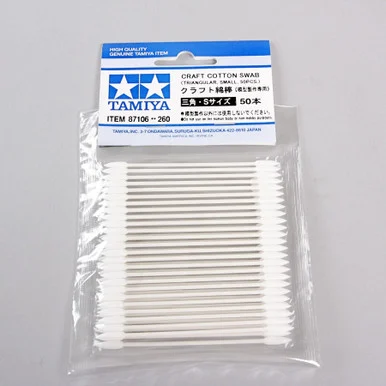 Craft Cotton Swab, Triangle Small 50 pc - 87106