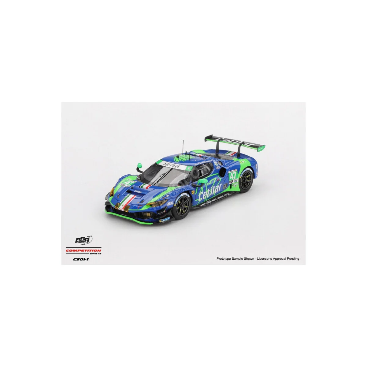 Ferrari 296 gt3 47 cetilar racing imsa 24h de daytona 2025 Die cast - BBR MODELS