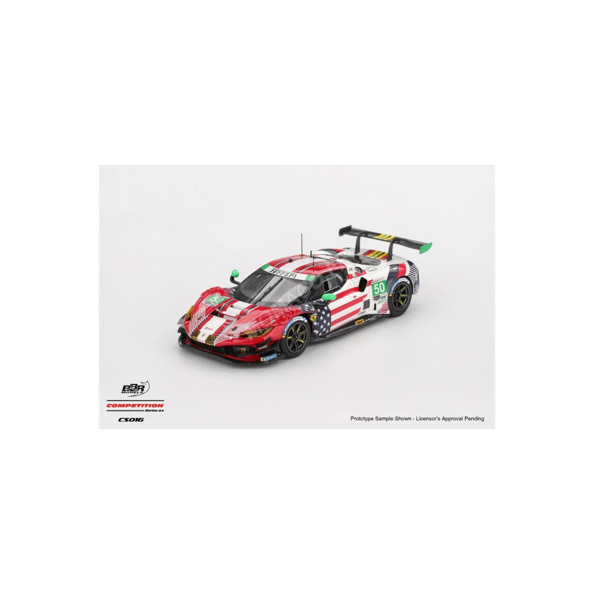 Ferrari 296 gt3 81 dragon speed imsa 24h de daytona 2025 Die cast - BBR MODELS