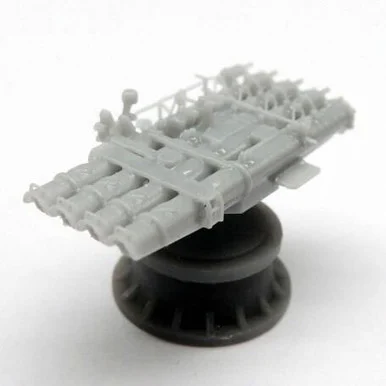 1/350 Black Cat Models Scale Royal Navy MK.IX Quadruple Torpedo Tubes (X2)