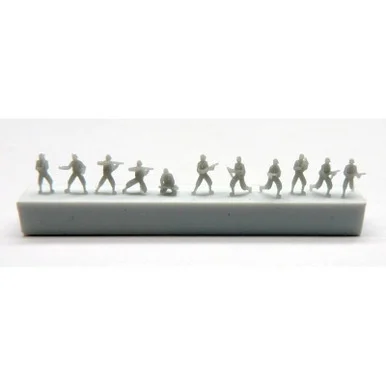 1/350 Black Cat Models Scale WWII US Soldiers in Action (X45)