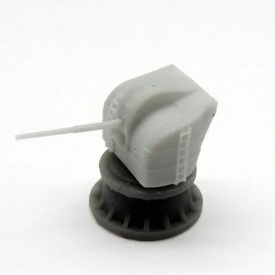 1/350 Black Cat Models Scale IJN 120Mm/45 Single Mount Gun Under Protective Shield (X2)