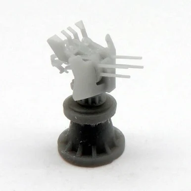 1/350 Black Cat Models 2CM FLAK C 38 VIERLING MOUNT UBOAT VERSION WITH SHIELD X4