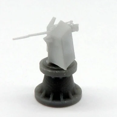 1/350 Black Cat Models 3.7CM FLAK SK C30U GUN U-BOAT VERSION WITH SHIELD (X6)