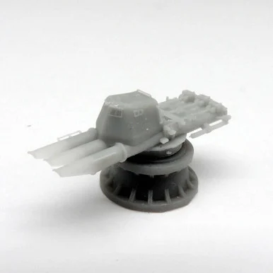1/350 Black Cat Models KRIEGSMARINE TRIPLE 533MM TORPEDO TUBES WITH SHIELD (X2)