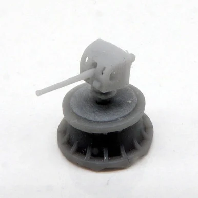 1/350 Black Cat Models Scale 4IN./50 CAL GUN ON SEMI ENCLOSED MOUNT (X4)