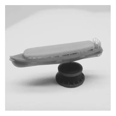 1/350 Black Cat Models Scale 12m motor launch with canvas top (x2)