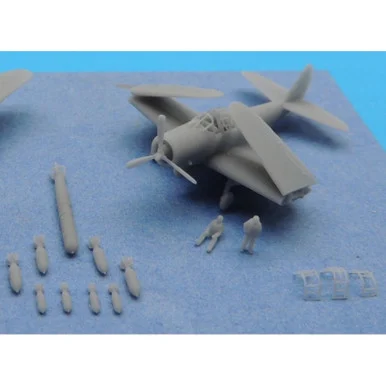 1/350 Black Cat Models Grumman TBD Devastator, folded wings (x6)