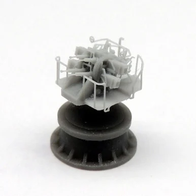 1/400 Black Cat Models Scale 2 PDR. Pom Pom MK.VIII Gun on Quad Mount MK.VII (X3)